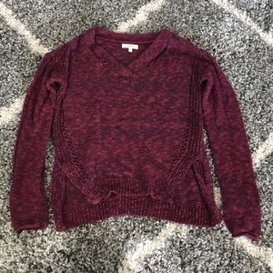 Maroon sweater